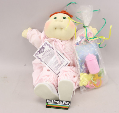 1998 Cabbage Patch CPK Soft Sculpture Blue Creek Newborn Baby LE 150 Signed NWT!