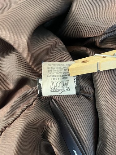 DAMSELLE Brown SoftLeather Jacket Zip Up Thermolite Insulation Women’s Size M - Picture 10 of 14