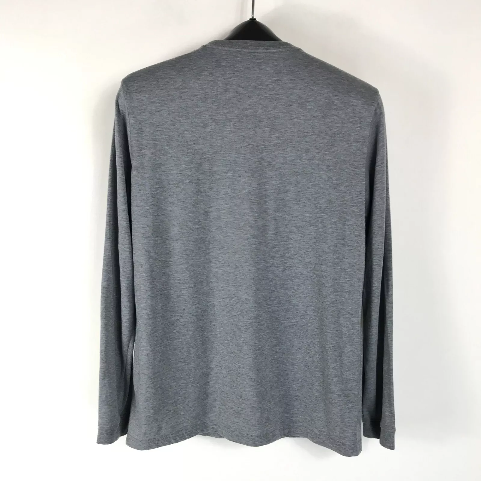 prana long sleeve pocket crew neck knit casual outdoor shirt