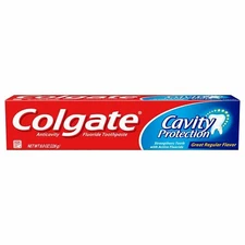 Colgate Cavity Protection Toothpaste with Fluoride Great Regular Flavor 8 Ounce