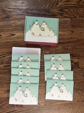 Warren Kimble Snow Family Christmas 9 Notecar...