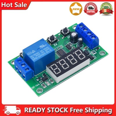 DC5/12/24V Turn On/Off Relay Module with LED Display Relay Module Timer Relay DE