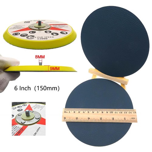25-150 mm Leder Oberfläche Stützteller Schleif Polierscheibe für Bohraufsatz - Bild 24 von 27