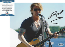 GOO GOO DOLLS JOHNNY RZEZNIK SIGNED 8x10 PHOTO 3 BECKETT COA DIZZY UP THE GIRL