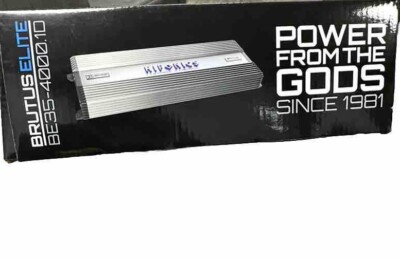 Hifonics Be35-4000.1d 4000 Watt Brutus Elite Mono Car Amplifier Monoblock Amp 1