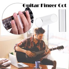 Guitar Glass Slider Finger 3pcs Cot Organic Glass Ring Finger Cot Protection