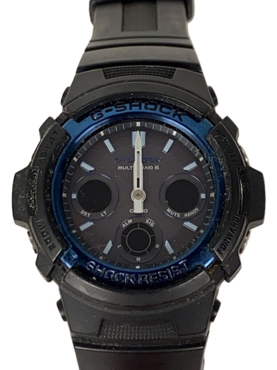 CASIO G-SHOCK AWG-M100A Black Resin Tough Solar Digital