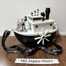 Tokyo Disney Resort Mickey Mouse Steamboat Willie Popcorn Container Bucket Used