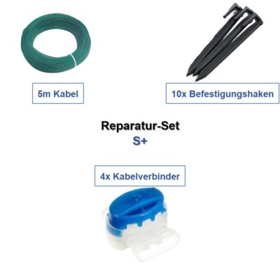 Reparatur-Set S+ Yardforce Kabel Haken Verbinder Reparatur Paket Kit Material