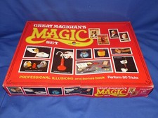 VINTAGE 1994 GREAT MAGICIAN'S MAGIC SET by Fun Inc. Chicago. Largest set made