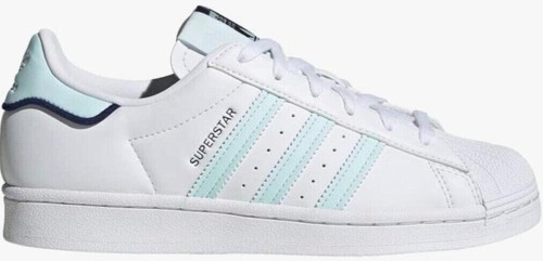 NEW ADIDAS ORIGINALS SUPERSTAR STRIPE LIFE "WHITE ALMOST BLUE" SHOES US 8.5  | eBay