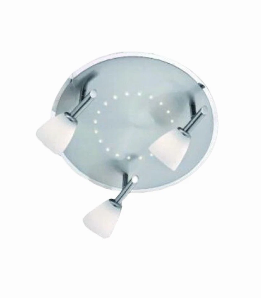 Fischer LED Deckenleuchte Energiespar Deckenspot 3x G9 20x LED Ring 210440 - Bild 1 von 1