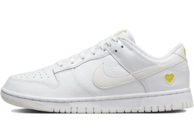 Nike Dunk Low Valentine's Day Yellow Heart Sneakers FD0803 100