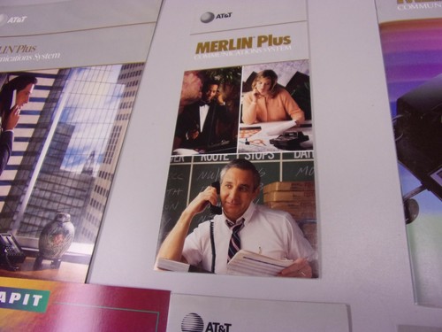 HUGE LOT Vintage 1980's AT&T Merlin Telephone System Brochures Data Sheet - Picture 12 of 12