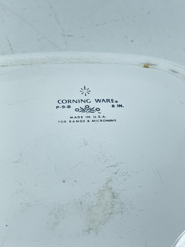 Vintage Corning Ware Blue Cornflower P-9-B 9 in Baking Dish Casserole & 2.5 Qt - Picture 9 of 10