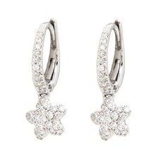 Orecchini Monachina Stelle Oro Diamanti Crivelli