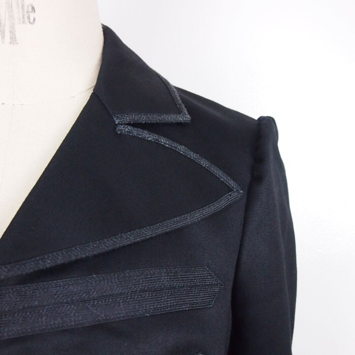 RRL Napoleon Short Jacket Size 3 Black auth Women | eBay