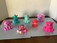 Infantino Soft Rubber Animals Bath Toy Lot of 6 1 Elegant baby