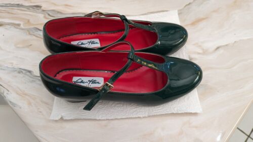 Vintage Schuhe Lackleder grüb Gr. 40 - Bild 1 von 3