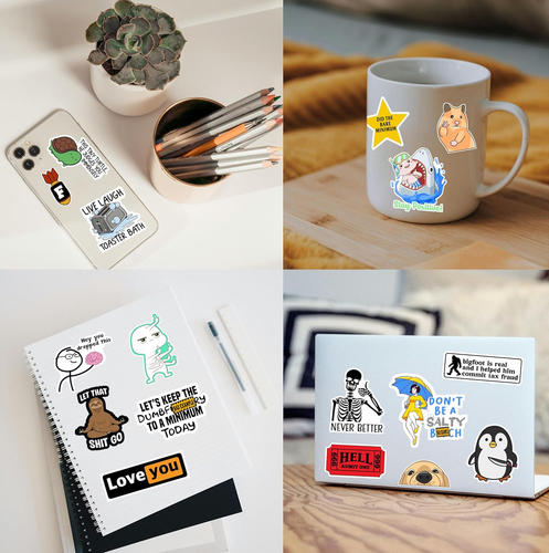 120Pcs Funny Stickers for Adults, Prank Meme (Dirty) Hilarious Sticker Pack for - Picture 6 of 12
