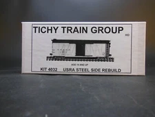 HO SCALE TICHY TRAIN GROUP #4032 USRA STEEL SIDE REBUILD BOX CAR KIT