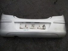 VAUXHALL CORSA D 2008 3 DOOR REAR COMPLETE BUMPER SILVER