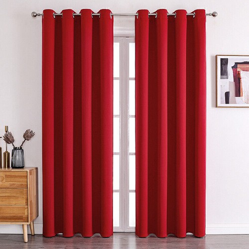 Juego de 2 cortinas opacas con ojales cortina térmica cortina oscurecimiento cortina - Imagen 3 de 39