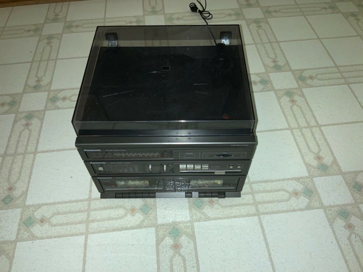 Panasonic SG-D10 Stereo Music System Record Cassette Tape AM/FM