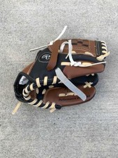 Rawlings PL90BK Players Series RHT 9" Inch Youth T-Ball Baseball Mitt Glove