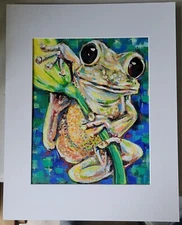 Original acrylic painting on the canvas panel, new, 8/10 inches, unframed 