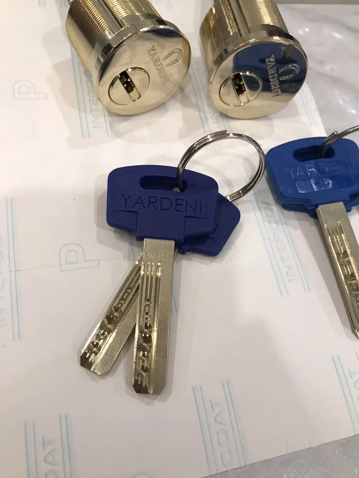Yardeni   2 High-security Cylinders. Key Alike. Multi- Lock Type. Pick Resistant - Image 2 of 2