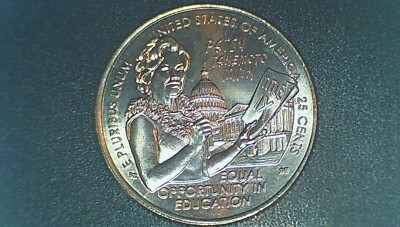 2024 Patsy Takemoto Mink Quarter with Die Chip on Nose (Wart) | eBay
