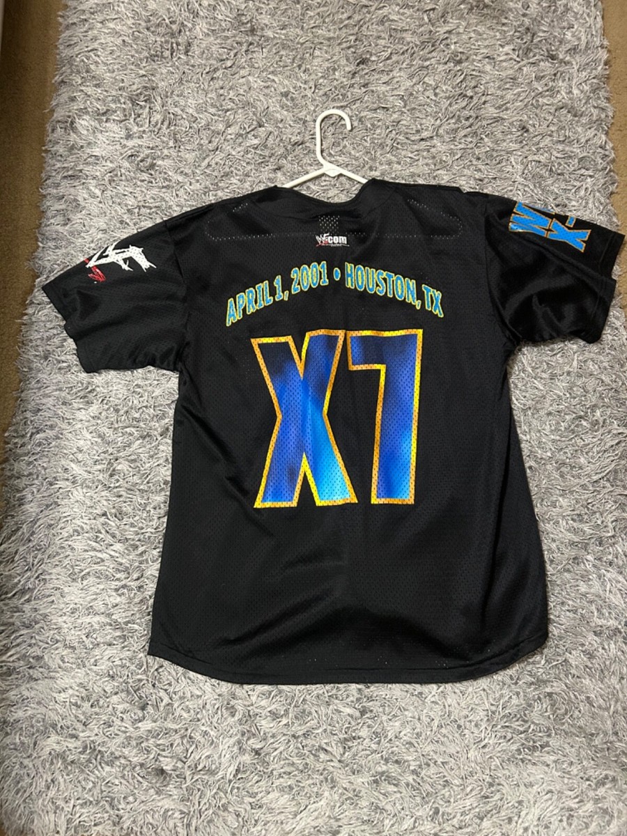 wwe wrestle mania 17/x7 jersey | eBay