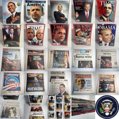 PRESIDENT BARACK OBAMA Special Inauguration Magazine Newspaper LOT