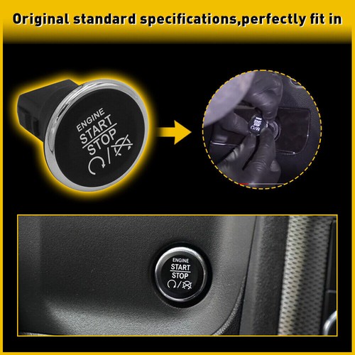 Keyless Engine Push Button Start Stop Switch For 2009-2013 Jeep Grand Cherokee - Bild 4 von 4