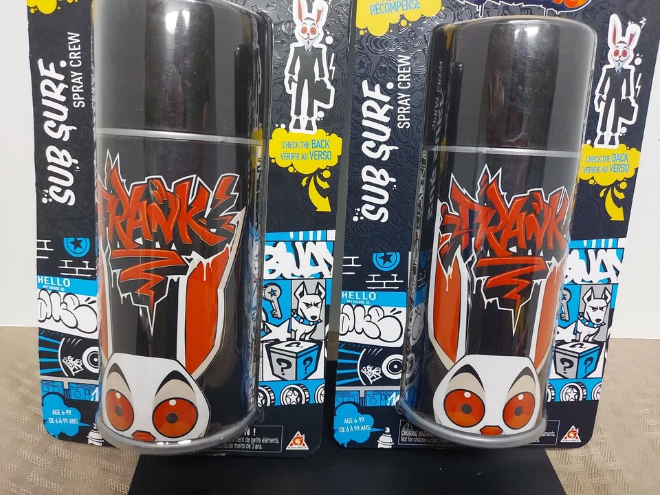 (2) Виниловая фигурка Subway Surfers Game Sub Surf Spray Crew 4 дюйма новая - Изображение 3 из 4