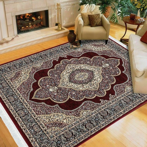 Neu Traditionell Vintage Großflächenteppich Wohnzimmer Schlafzimmer Teppich Rug Floor Mat* - Bild 17 von 17