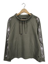 MONARI Sweatshirt Damen Sweat Gr. DE 38 khaki Casual-Look