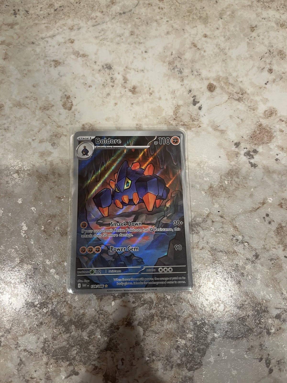 Boldore - 128/086 - SV: White Flare Holo NM