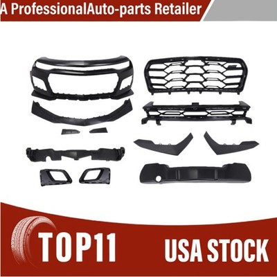 Bumper Cover Guard Full Conversion Kit For 2016-2018 Chevy Chevrolet Camaro 1LE