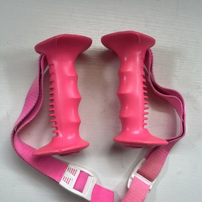 SCOTT Ski Pole Grips Pink With Straps Vintage 