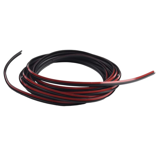 5M T-Type Rubber Sealing Strip Black For Car For Edge Trim Bumper Lip Side Skirt - Foto 12 di 24