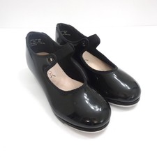 Black Patent Mary Jane Tap Dance Shoes Girls Size 12M Tele Tone Taps