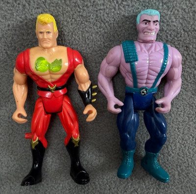 VTG Tyco Double Dragon Figures Jimmy Lee & Trigger Happy Figure 1993