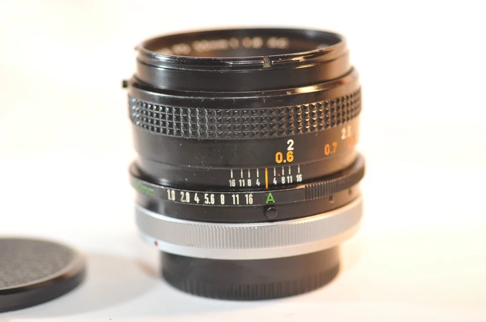 Objetivo Canon FD 50mm f/1.8 S.C PRIME LEER para Programa A1 AE-1 T90 F-1N T-60 T70 Foto 2 de 4