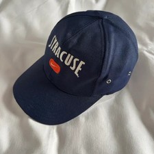 Vintage 90s Nike Syracuse University Cap Dark Navy Orange Logo Official