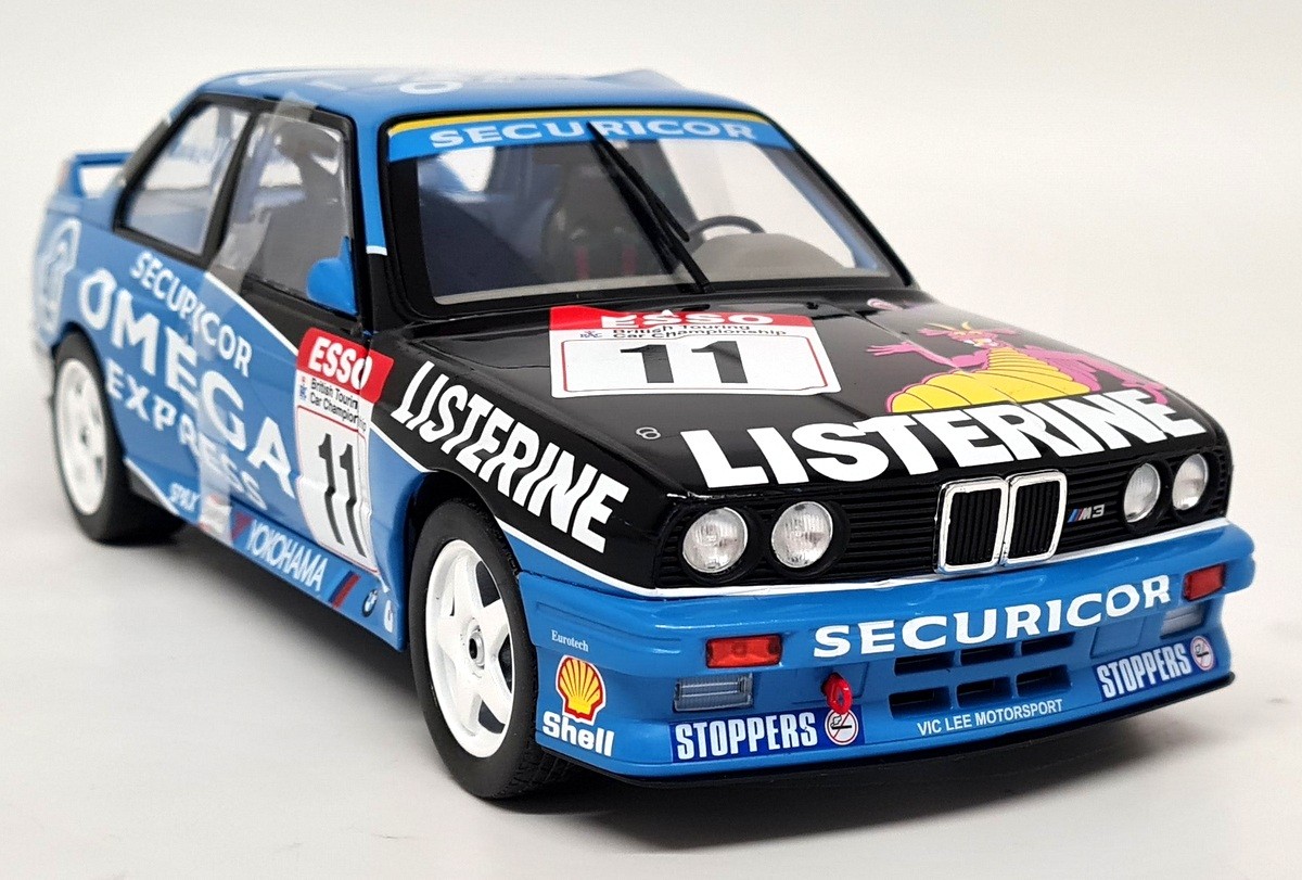 Solido 1/18 BMW M3 E30 BTCC 1991 Will Hoy #11 Diecast Scale model car