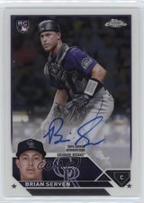2023 Topps Chrome Rookie Auto Brian Serven #RA-BS Auto 0ok8