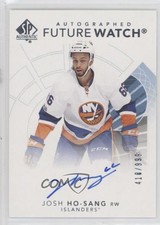 2017-18 SP Authentic Auto Future Watch 418/999 Josh Ho-Sang #130 Auto w4h