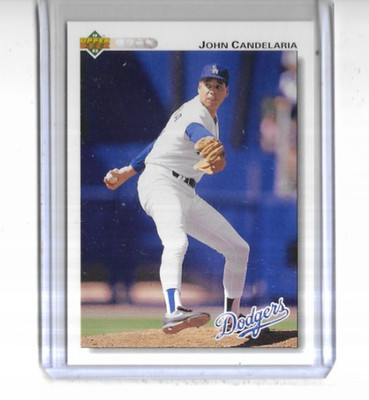 1992 Upper Deck #482 John Candelaria Los Angeles Dodgers